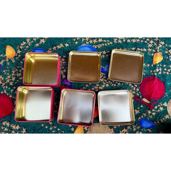 1 Vintage 2004 Shag Christmas Tin Swanky Shopping Couple Holiday Fun Idee Fixe - Picture 4 of 4